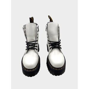 Dr. Martens SIZE 9 Jadon White Platform Boots  Combat Lace-Up Chunky Sole